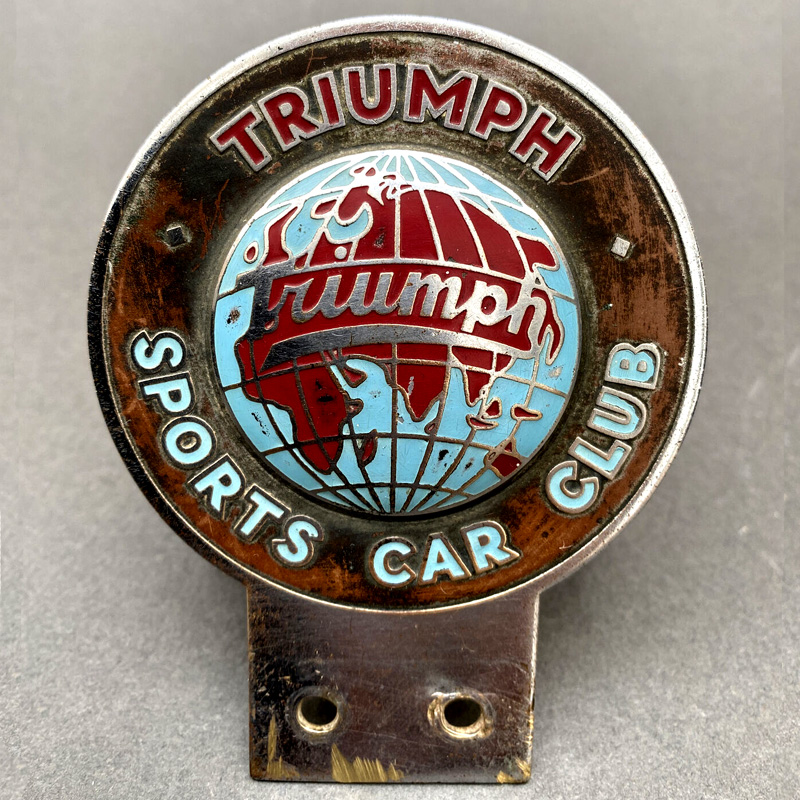 Triumph Sports Car Club car badge